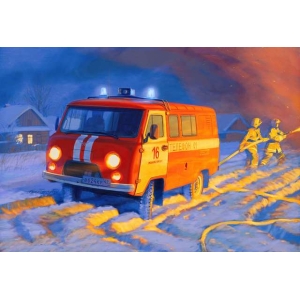 Zvezda 43001 - UAZ 3909 Firefighter car