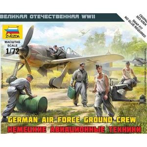 Zvezda 6188 - German Luftwaffe Groud Crew WWII