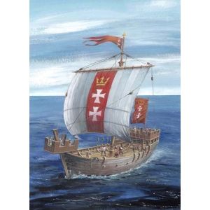 Zvezda 9018 - Hansa Kogge (Cog) Medieval ship