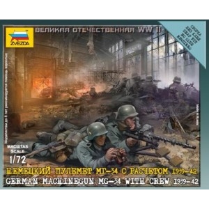 Zvezda 6106 - German Machine Gun Crew Eastern Front 1941