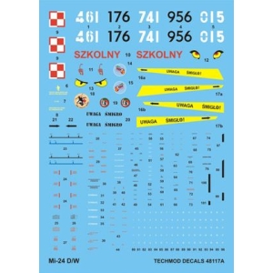 Techmod 48117 - Mi-24D/W “Hind-D/E”