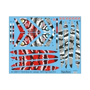 Model Maker D72011 - Polish F-16 C/D on NATO Tiger Meet 2013