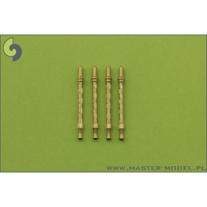 Master AM-72-031 - Lufy brytyjskich km-w Browning Mk 2 .303 caliber (7,7mm) z tłumikiem płomieni (4 szt.) - stosowane na Mosqito, Lancaster, Wellingto