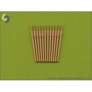 Master SM-350-056 - Lufy amerykańskich dział 3in/50 (7.62 cm) (12 szt.) - wiele amerykańskich okrętów 1915-1945 (pasuje do modelu USS England Trumpete