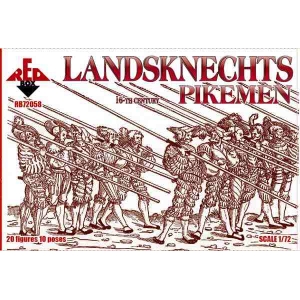 Red Box 72058 - Landsknechts Pikemen 16th century