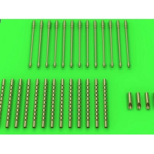 Master AM-32-058 - Boeing B-17 Flying Fortress - zestaw km-ów Browning M2 aircraft .50 caliber (12,7mm)  z tłumikiem płomieni (13 szt.)