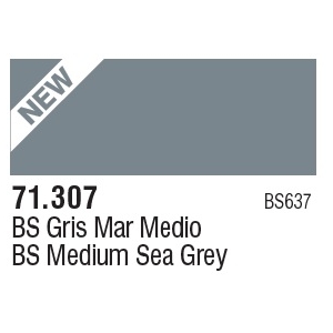 Vallejo 71307 - BS Medium Sea Grey 17ml