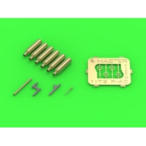 Master AM-72-124 - Curtiss P-40 E - N - zestaw detali - osłony km-ów, celownik i Rurka Pitota