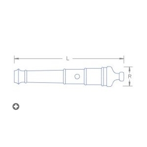 RB Model 01140 - Działo bez lawety