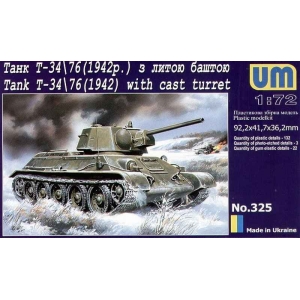 Uni Models 325 - T-34/76 (1942) with cast turret
