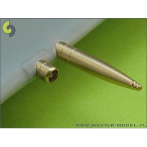 Master AM-72-006 - Spitfire skrzydło typu E (późne) lub skrzydło zmodyfikowane - lufy działek Hispano 20mm i km 12,7mm w osłonach