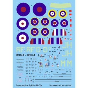 Techmod 72033 - Supermarine Spitfire Mk VB