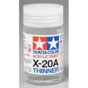 Tamiya 81030 - X-20A Acrylic Thinner 46ml rozcieńczalnik do farb akrylowych