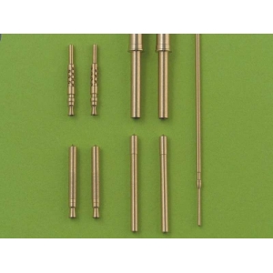 Master AM-48-017 - Fw 190 A2 - A5 zestaw uzbrojenia (końcówki MG 17, lufy MG FF, lufy MG 151 wraz z osłonami) oraz rurka Pitota