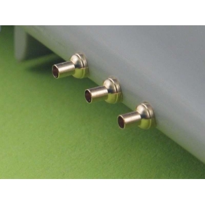 Master AM-48-025 - P-40 E-N - osłony km-ów Browning 12,7mm (6 szt.)