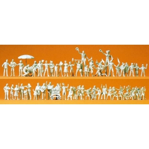 Preiser 16342 - Figurki - osoby na festynie 60 figur
