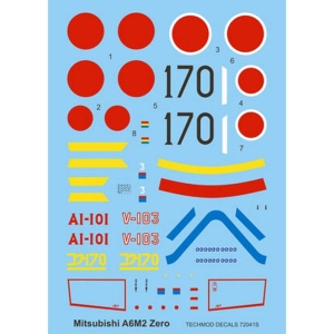 Techmod 72041 - Mitsubishi A6M2 Zero