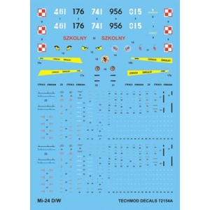 Techmod 72154 - Mi-24D/W “Hind-D/E”