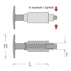 RB Model 87A02 - Zderzaki do wagonów 2szt.