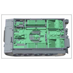 Rye Field Model 5003 - Tiger I Early Production  Full Interior