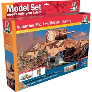 Italeri 73006 - Valentine Mk.I w/ British Infantry
