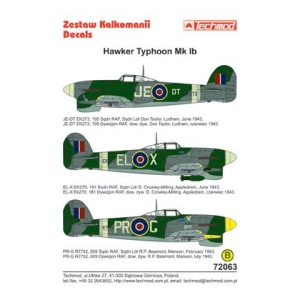 Techmod 72063 - Hawker Typhoon Ib