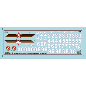 Zvezda 3630 - MSTA 2S19M2 Self Propelled Gun, 152 mm