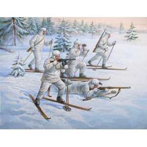Zvezda 6199 - Soviet Ski Troops WWII
