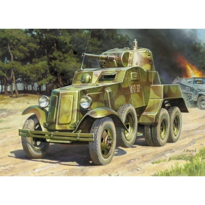 Zvezda 3617 - BA-10 SOVIET ARMORED CAR