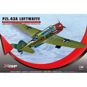 Mirage Hobby 481311 - PZL.43A LUFTWAFFE 'Wersja Niemiecka Mielec 1940'