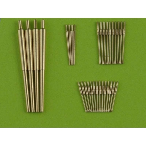 Master SM-350-061 - Uzbrojenie niemieckiego niszczyciela Z-39 (1945) - lufy 150mm (4 szt.), 37mm C/30 (4 szt.), 37mm M42 (10 szt.), 20mm (12 szt.)