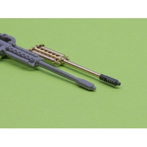 Master AM-48-125 - AH-64 Apache - lufa działka M230 (30mm), Rurki Pitota i antena (elementy żywiczne,metalowe i blaszka fototrawiona)