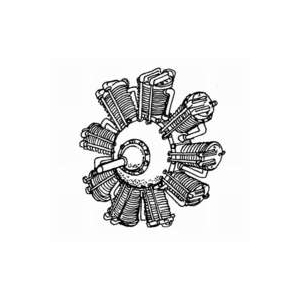 CMK 4030 - Oberusell 110 hp WW I engine