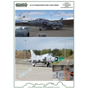Model Maker D48108 - Su-22 in Polish service part 3 gray scheme