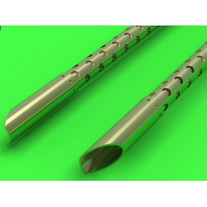 Master AM-32-058 - Boeing B-17 Flying Fortress - zestaw km-ów Browning M2 aircraft .50 caliber (12,7mm)  z tłumikiem płomieni (13 szt.)