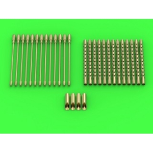 Master AM-48-138 - Boeing B-17 Flying Fortress - zestaw km-ów Browning M2 aircraft .50 caliber (12,7mm)  z tłumikami płomieni (13 szt.)