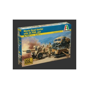 Italeri 7027 - Morris Quad Tractor/25 PDR. Gun
