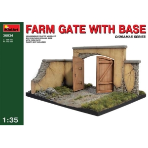 MiniArt 36034 - FARM GATE WITH BASE