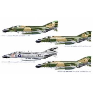 Italeri 1373 - F-4 C/D/J PHANTOM II ACES USAF-US Navy Vietnam ACES