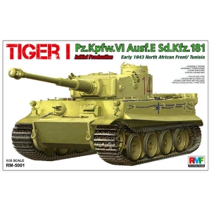 Rye Field Model 5001 - TIGER I , PzKpfw VI Ausf.E Sdkfz 181. early 1943, North African Front Tunisia
