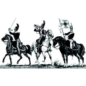 Zvezda 6817 - Russian Dragoon Command Group (Napoleonic Wars)