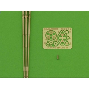 Master AM-48-056 - M197 - trzylufowe, obrotowe działko 20mm - elementy toczone i fototrawione - uzywane głównie na AH-1 Cobra