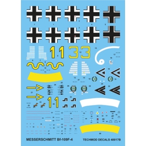 Techmod 48017 - Messerschmitt Bf 109F-4