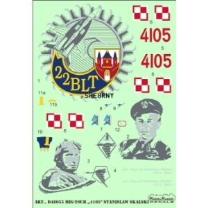 Model Maker D48055 - MiG-29UB "4105" Stanislaw Skalski