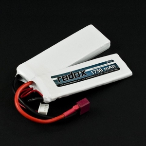 pakiet LiPo ASG 1750mAh/11,1V (20C) rozdzielony (2+1)