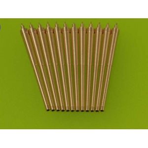 Master SM-700-038 - Lufy amerykańskich dział 14in/45 (36,5cm) (12 szt.) - typy New York, Nevada, Pennsylvania (pasuje do modelu USS Arizona)