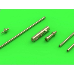 Master AM-72-070 - MiG-15 & MiG-15bis - końcówki działek 37mm i 23mm oraz podstawa anteny i rurka Pitota