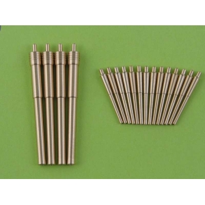 Master SM-350-022 - Uzbrojenie pancenika IJN Mikasa - lufy 305mm (4 szt.), 152mm (14 szt.)