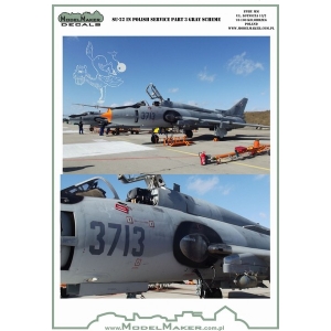 Model Maker D48108 - Su-22 in Polish service part 3 gray scheme