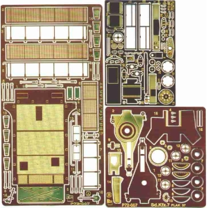 Part P72007 - SdKfz.7 + 37mm AA GUN